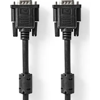 Video kabel Nedis CCGL59000BK30 NEDIS kabel VGA (D-SUB)/ zástrčka VGA - zástrčka VGA/ černý/ bulk/ 3m