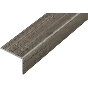 přechodová lišta ACARA AP5 schodová lišta samolepící, hliník + fólie dub antik, 20 mm, 2,7 m AAHAF B256520-SK