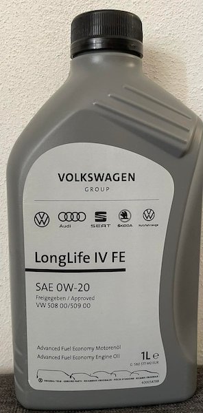 Motorový olej 0W-20 VW ORIGINAL LongLife IV FE 508.00/509.00 (1 L) GS60577M2