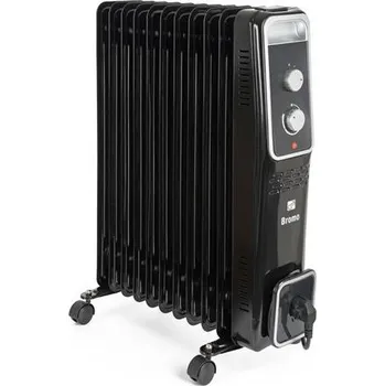 Olejový radiátor Olejový radiátor G21 Bromo černý, 11 žeber, 2500 W