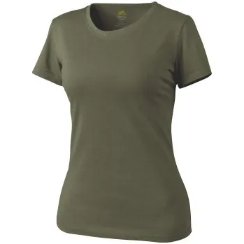 Pánské tričko Bavlněné dámské triko, Helikon, olivové, XL