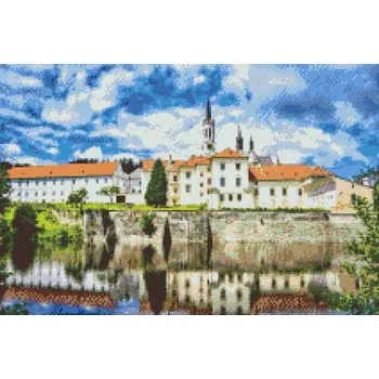 Diamantové malování - Vyšší Brod Velikost: 40x60cm, Rámování: Pouze srolované plátno, Diamanty: Čtvercové