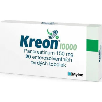 Lék na žaludek, slinivku a játra Kreon 10000 150 mg 20 tob.