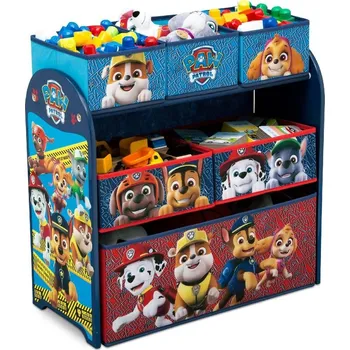 Dětský stůl Úložný regál organizér na hračky tlapková patrola > varianta tlapková patrola