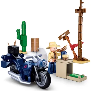 Stavebnice Sluban Sluban Town Motorky M38-B0717F Motorkář na výletě