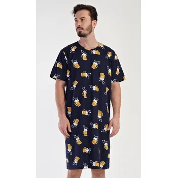 Cool Comics Weekend tmavě modrá Pánská noční košile Cool Comics Weekend tmavě modrá