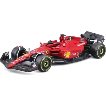 autíčko Bburago Ferrari Racing F1-75 #16 (Charles Leclerc) 1:43