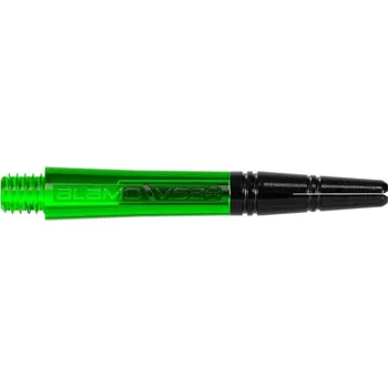 Příslušenství pro šipky Násadky na šipky Harrows Alamo VS2 zelené, krátké, 35mm