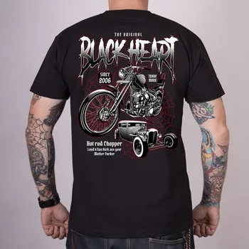 Pánské Triko BLACK HEART MACHINES Barva: Černá, Velikost: 3Xl
