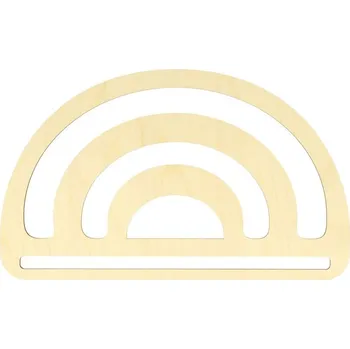 Ideal šablona macrame rainbow 30 x 18 cm