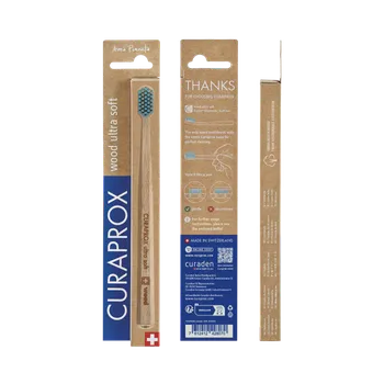 Zubní kartáček CURAPROX CS Wood Ultra Soft 1ks