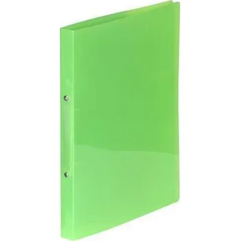 Archivační box Desky kroužkové "PropyGlass", zelená, 2 kroužky, 20 mm, A4, PP, VIQUEL 020273-08
