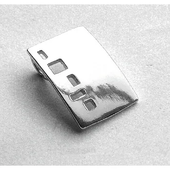 Přívěsek Stříbrný přívěsek destička s výřezy - P894 (Stříbrná zdobná destička)