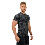 Nebbia Kompresní Camouflage Tričko FUNCTION 340 černé - XXL