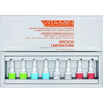 Pleťové sérum ERICSON LABORATOIRE E1856 / INTENSIVE SERUMS COCKTAIL - Energetická posilující pleťová séra v kazetě 8x1.5 ml
