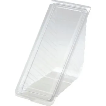 Jednorázové nádobí Sendvič box rPET 4-vrstvý 185/168x78/64x85mm transparentní - 840 ks