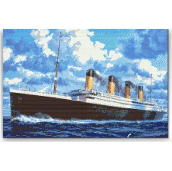 Diamantové malování Diamantové malování - Titanic Velikost: 40x60cm, Rámování: Pouze srolované plátno, Diamanty: Kulaté