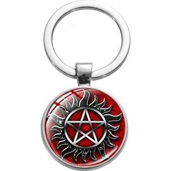 Klíčenka Supernatural (Lovci duchů) - pentagram (23)