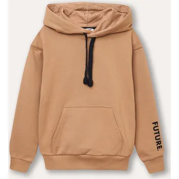 Pánská mikina Unisex mikina s kapucí Future - Béžová 152