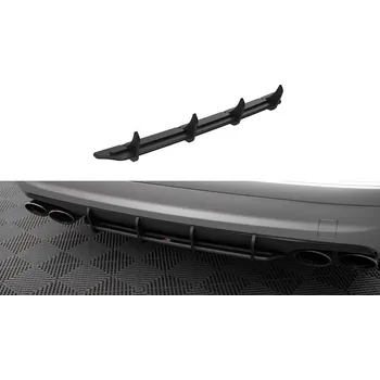 Nárazník Spoiler zadního nárazníku Street pro Mercedes-Benz E 55 AMG W211 černo červený