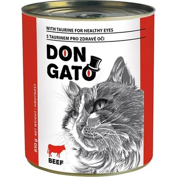 Don Gato Cat Adult konzerva Beef, 850 g Krmivo pro kočku Don Gato Cat Adult konzerva Beef, 850 g
