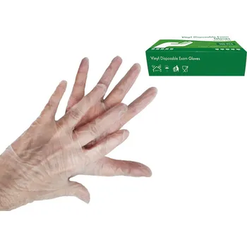Vyšetřovací rukavice Rukavice vinyl L nepudrované, 100ks - 1000 ks