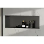 #N/A INSERTA zapuštěná police do obkladu 81x27x12 cm, antracit (1301-82B)