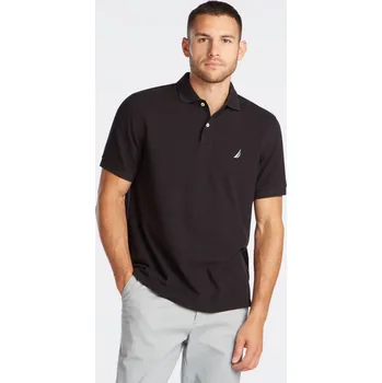 Pánské tričko NAUTICA pánské polo tričko Classic fit černé XXL