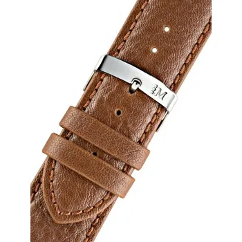 Řemínek na hodinky Kožený řemínek Morellato Panamera 4938C22.041 M, hnědý - 28 mm