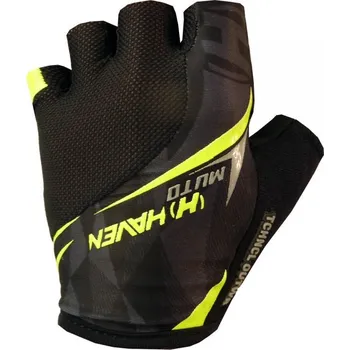 Cyklistické oblečení Rukavice HAVEN MUTO černo/zelené XS