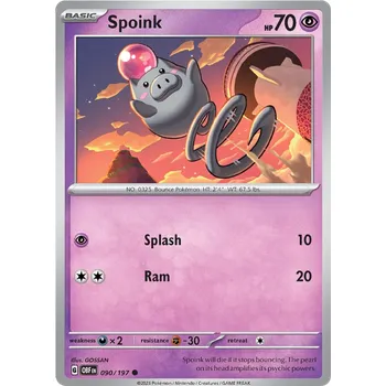 Sběratelská karetní hra Pokémon TCG Spoink 090/197