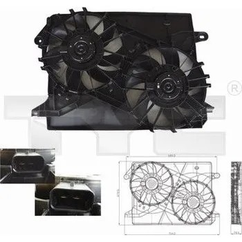 Chladič motoru Větrák, chlazení motoru TYC 804-0001