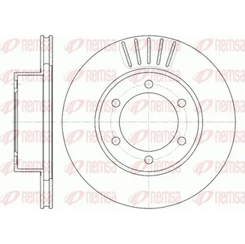Brzdový kotouč Brzdový kotouč REMSA 6562.10