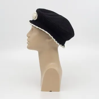 Klobouk Klobouček dámský Terezie černo bílý