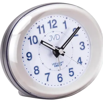 Budík Analogový budík JVD SRP810.12 s plynulým chodem