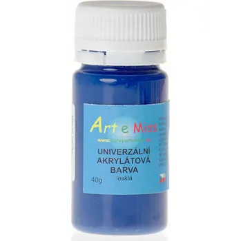 Vodová barva Artemiss Akrylová barva lesklá Artemiss, 40g Barva: modrá
