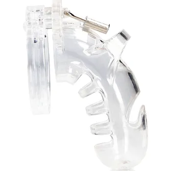 Pás cudnosti Shots ManCage Model 26 Chastity Cage 4.5" 11,5cm Transparent