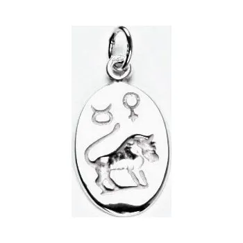 Přívěsek Stříbrný přívěsek znamení býk - P902 (Stříbrné měsíční znamení býk)