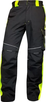 montérky ARDON Neon kalhoty H6401 černé/žluté