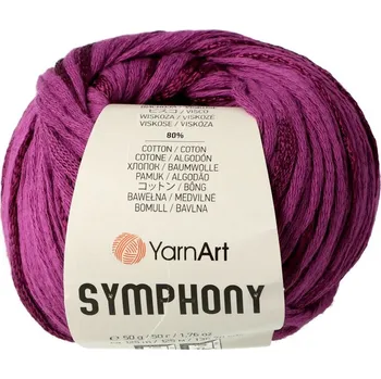 Příze YarnArt Symphony 2114 fialová