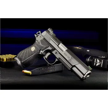Airsoftová zbraň Wilson Combat Pistole sam. Wilson Combat, Model: EDC X9L, Ráže: 9mm Luger, hl: 5", Armor-Tuff, černá
