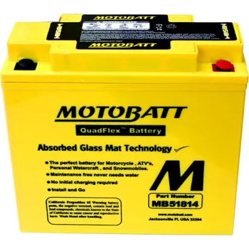 Motobaterie MOTOBATT Motobaterie MOTOBATT 51814, 22Ah, 12V