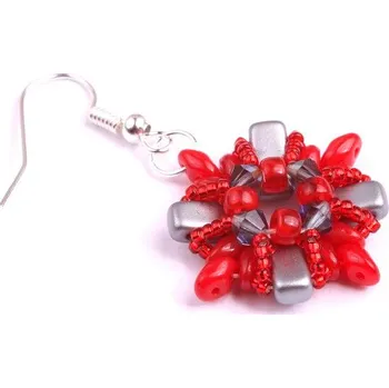 Korálek Náušnice Asteria č. 1305 - stavebnice