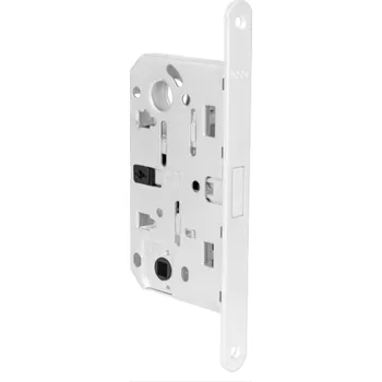 Dveřní kování AGB - Magnetický zámek POLARIS WAVE WC 96 Provedení: WC, Povrch: Bílá matná