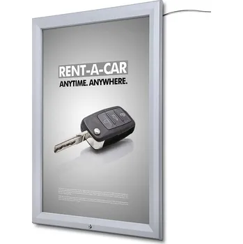 Rám na obraz Venkovní světelná LED vitrína typu T, pro plakáty formátu 700x1000mm