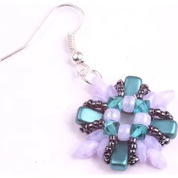 Korálek Náušnice Asteria č. 1304 - stavebnice