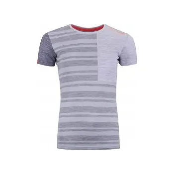 Ortovox 185 ROCK'N'WOOL SHORT SLEEVE W grey blend M; Šedá triko + DÁREK DLE VÝBĚRU!
