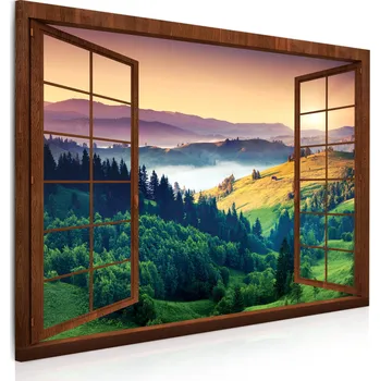 Obraz Malvis Obraz Zbarvená krajina SKLAD Velikost: 90x60 cm