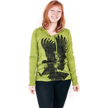 Dámské tričko Tričko dámské SURE Eagle dlouhý rukáv L zelená