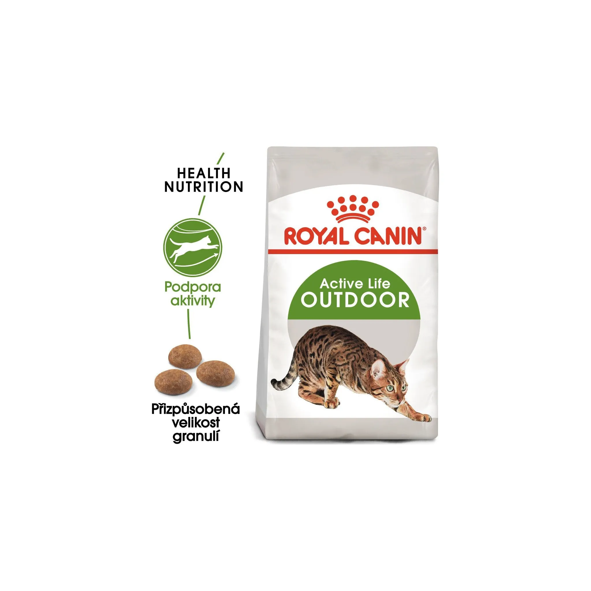 Fotografie 2 - Krmivo pro kočku Royal Canin Outdoor Adult 4 kg